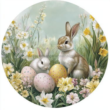 Easter Sign, Easter Florals,, DCO-12816, Sign For Wreath, 10